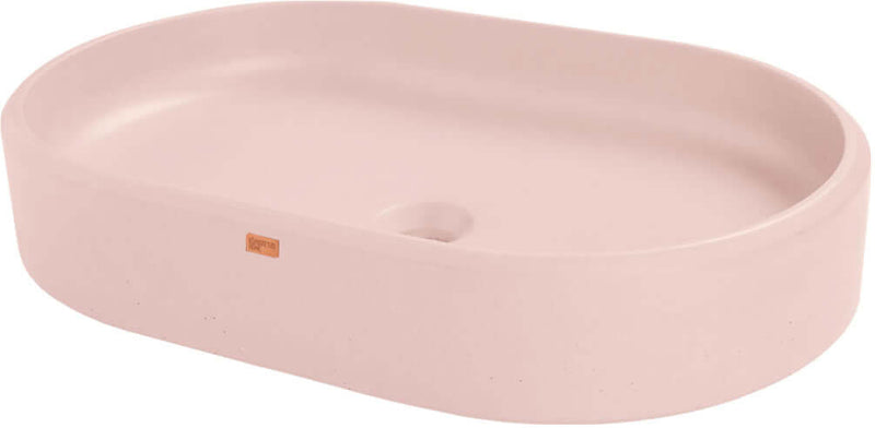 Konkretus Custom Made UBUD 02 Concrete Above-Mount Bathroom Sink in 15 Colors
