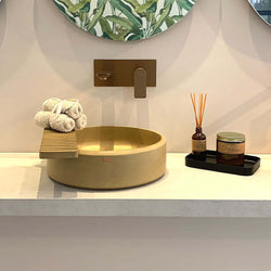 Konkretus Custom Made UBUD 01 Above-Mount Concrete Bathroom Sink in 13 Colors