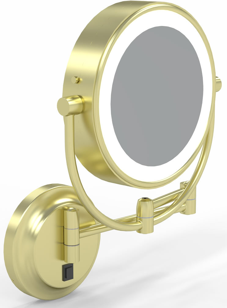 Brushed Brass Retracted