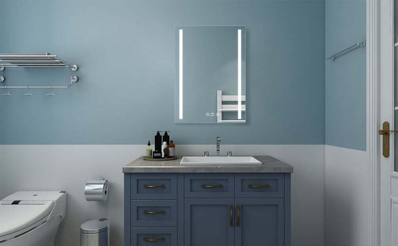 Mirror Luxe Ares 20" x 30" LED Heated Bathroom Mirror