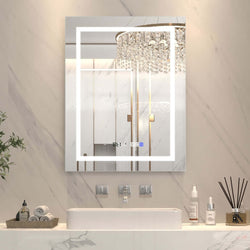 Mirror Luxe Artemis 28" x 36" LED Heated Bathroom Mirror