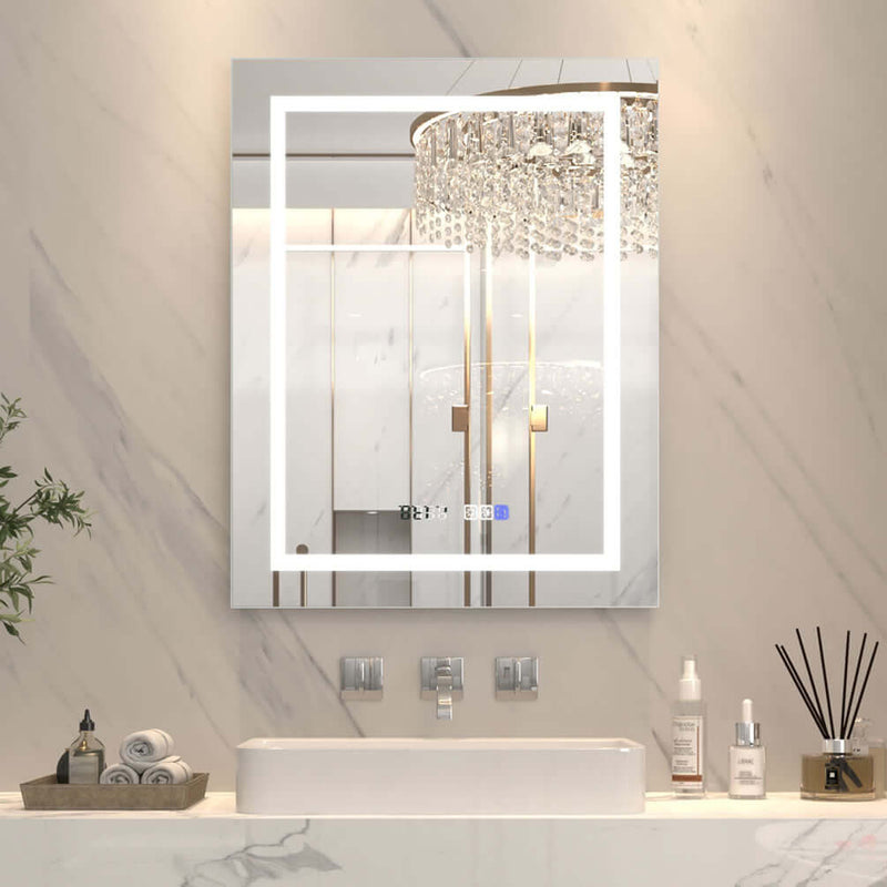 Mirror Luxe Artemis 28" x 36" LED Bathroom Mirror