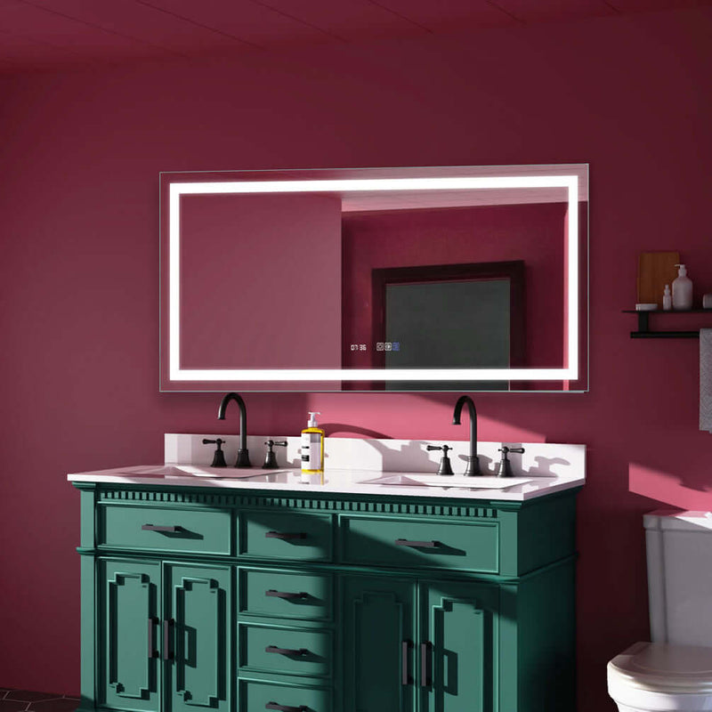 Mirror Luxe Hera 60" LED Heated Bathroom Mirror