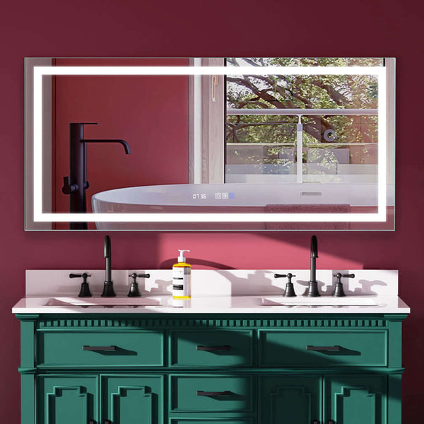 Mirror Luxe Hera 60" LED Heated Bathroom Mirror