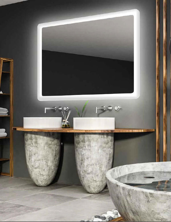 Electric Mirror Eyla LED Bathroom Mirror with Optional Keen Dimming Technology