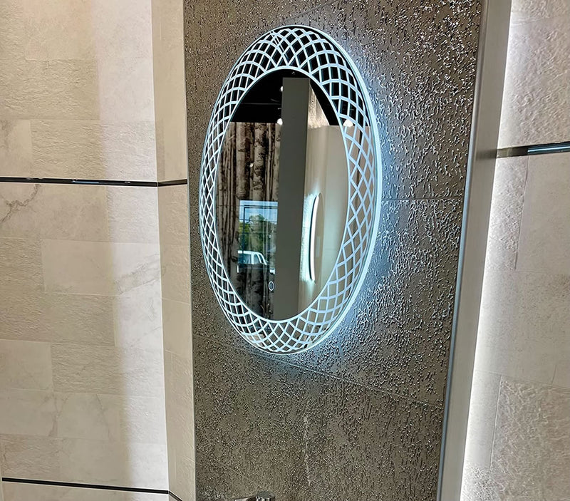 Aquadom Frost LED Heated Bathroom Mirror - 4 Sizes