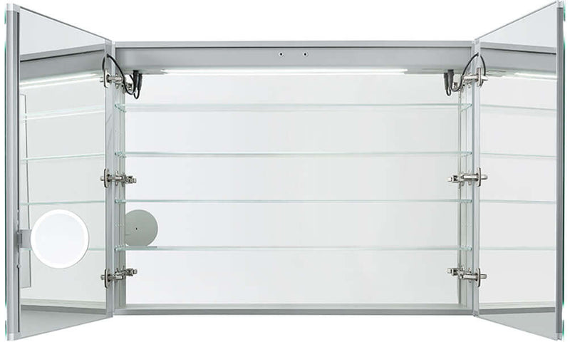Aquadom Signature Royale 2-Door 48" LED Medicine Cabinets, Adjustable LED Color