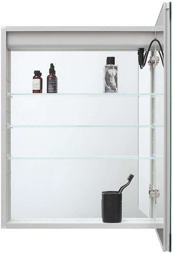 Aquadom Royale Basic 1-Door LED Medicine Cabinet with Dimmer