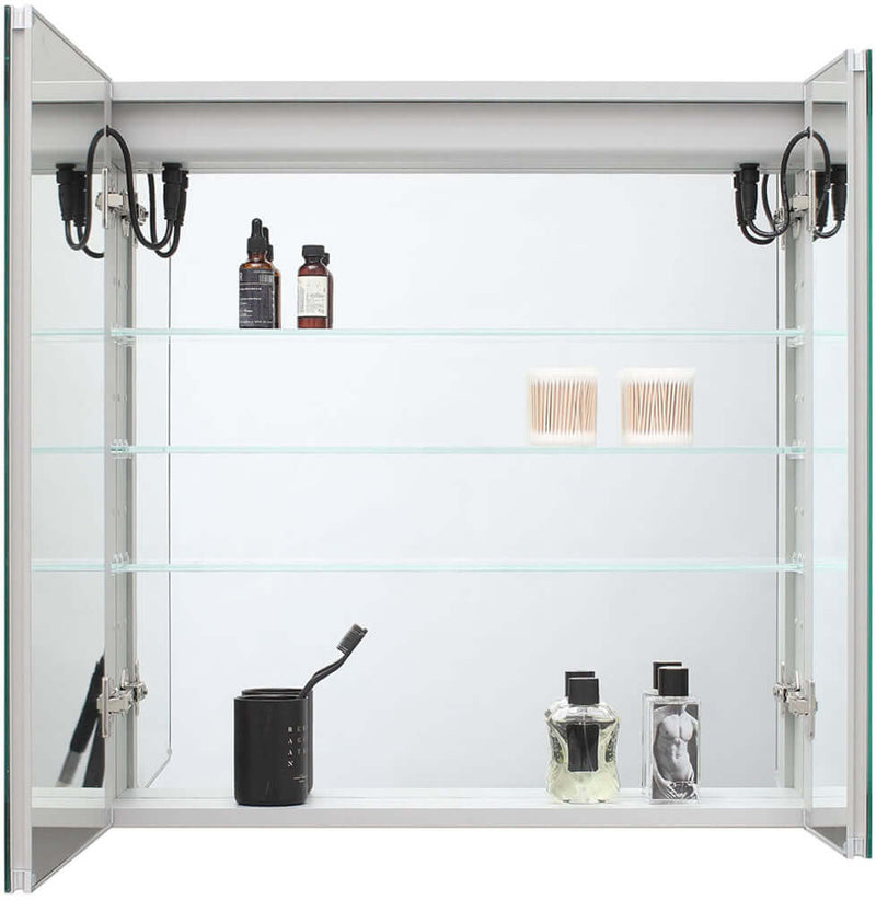 Aquadom Royale Basic 2-Door LED Medicine Cabinet with Dimmer