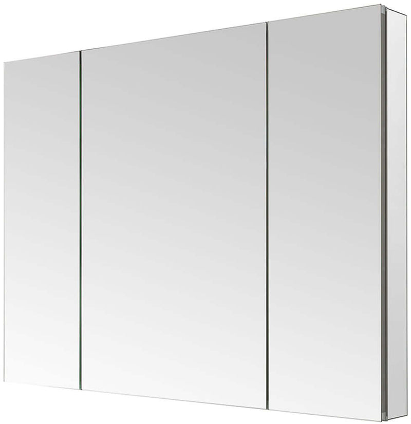 Aquadom Royale 3-Door Medicine Cabinets - 8 Sizes with Interior Magnifying Mirror