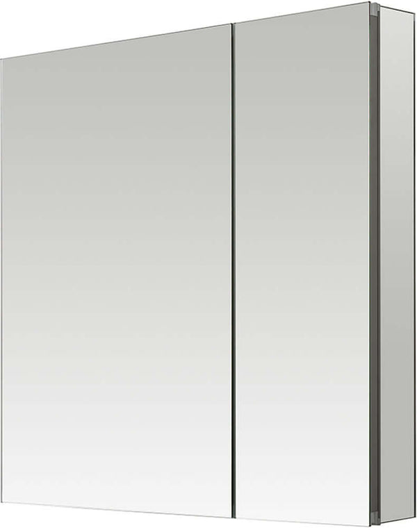 Aquadom Royale Offset 2-Door Medicine Cabinets with 3x Magnifying Makeup Mirror - 30" or 36"