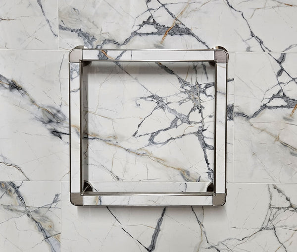 Customizable Square Vibe Grab Bar with Matching Tile