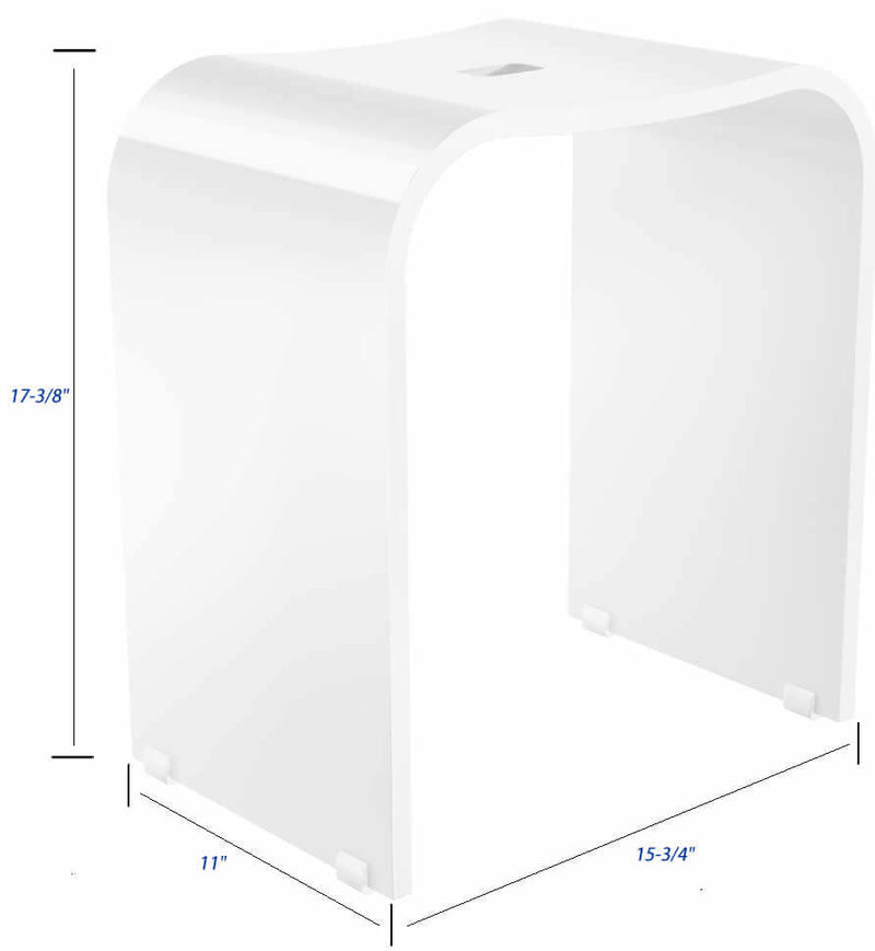 Smedbo shower chari dimensions.