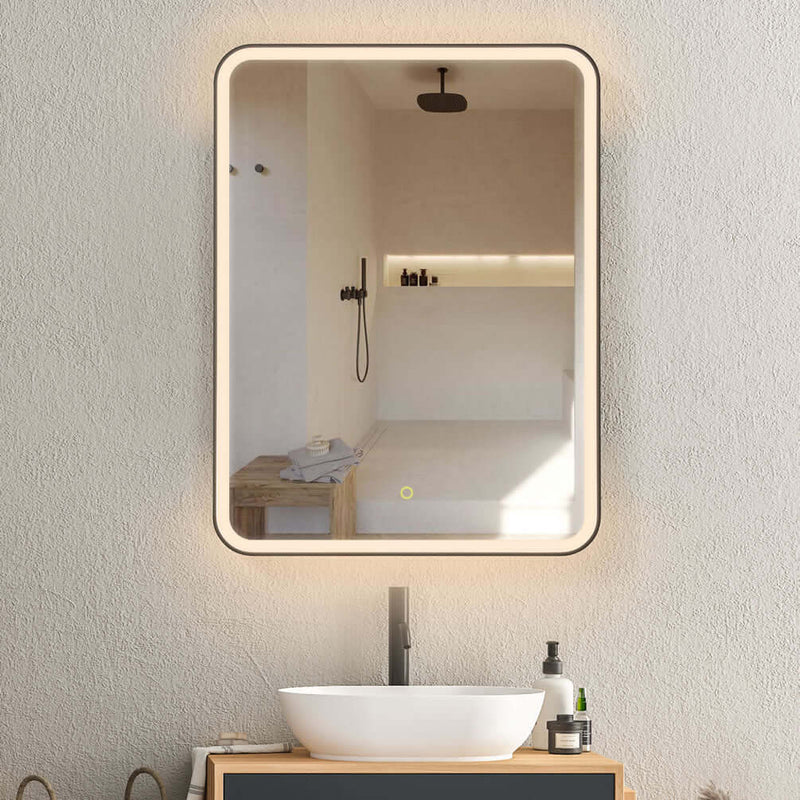 Altair Ostaria Mirrored LED Surface-Mount or Recessed Medicine Cabinet