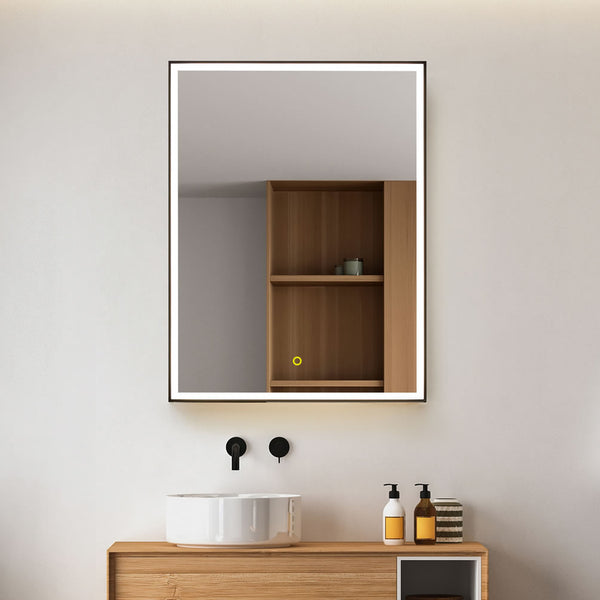 Altair Fenice Mirrored LED Surface-Mount or Recessed Medicine Cabinet