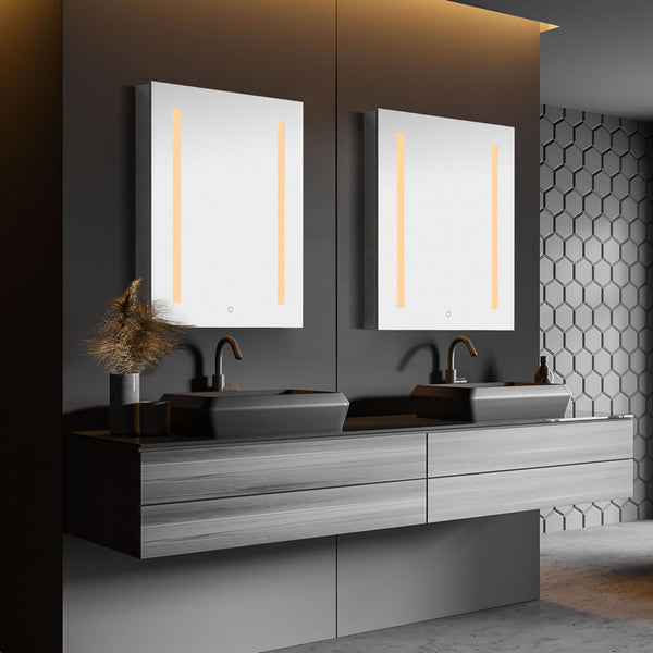 Altair Catola Frameless Mirrored LED Surface-Mount or Recessed Medicine Cabinet