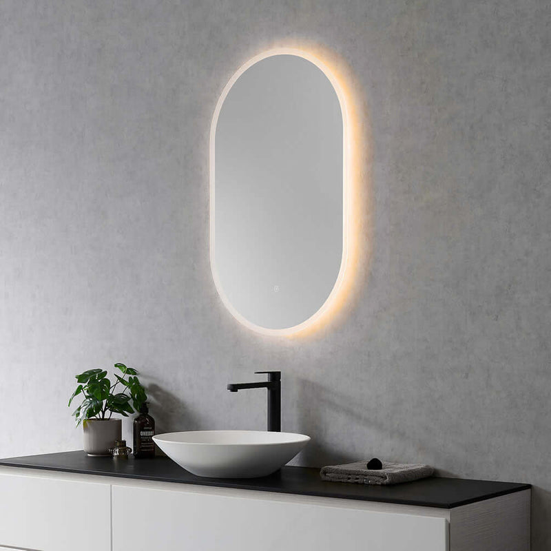 Altair Borgo 22" x 36" Frameless Anti-Fog Variable LED Bathroom Vanity Mirror