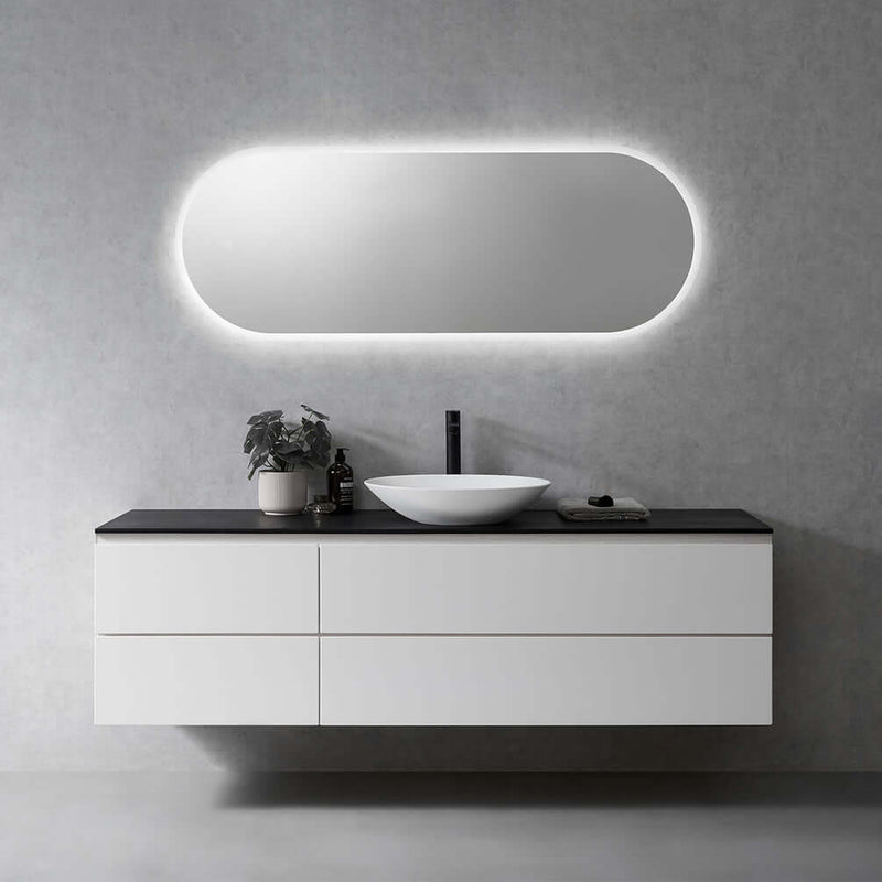 Altair Borgo 60" x 22" Frameless Anti-Fog Variable LED Bathroom Vanity Mirror