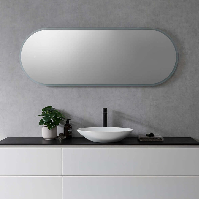 Altair Borgo 60" x 22" Frameless Anti-Fog Variable LED Bathroom Vanity Mirror