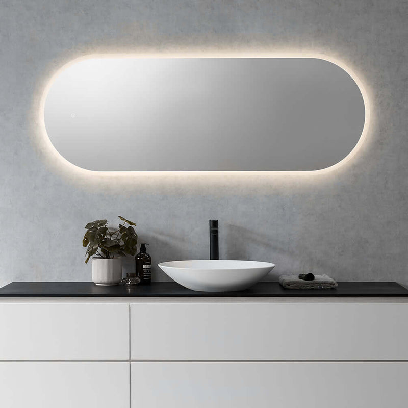 Altair Borgo 60" x 22" Frameless Anti-Fog Variable LED Bathroom Vanity Mirror