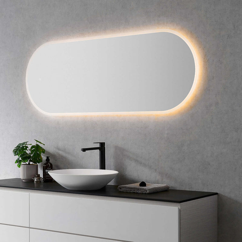 Altair Borgo 60" x 22" Frameless Anti-Fog Variable LED Bathroom Vanity Mirror