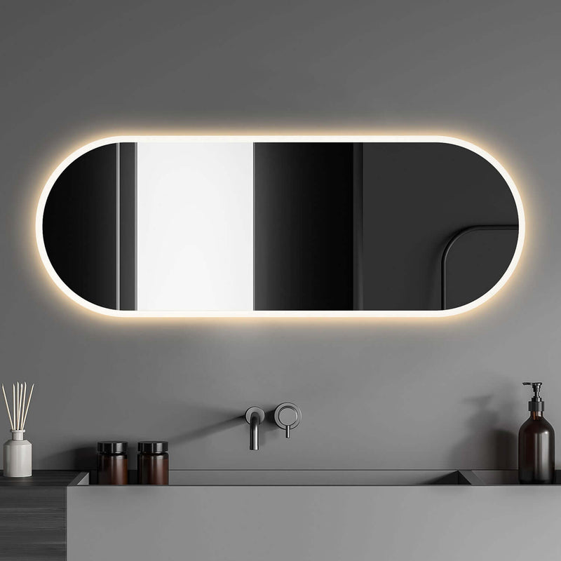 Altair Borgo 60" x 22" Frameless Anti-Fog Variable LED Bathroom Vanity Mirror