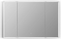 Altair Carsoli 48" 3-Door Mirrored Extra-Bright LED Surface-Mount/Recessed Medicine Cabinet