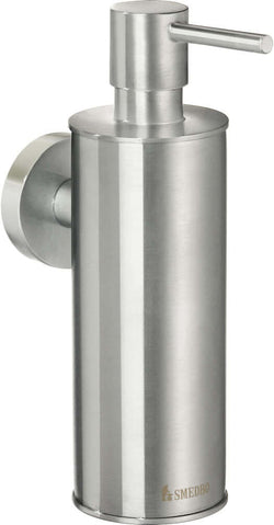 Smedbo Home Collection Solid Brass Soap or Lotion Dispenser, Brushed Nickel