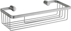 Smedo Sideline Brass Wire Shower Basket, Brushed Chrome Plated