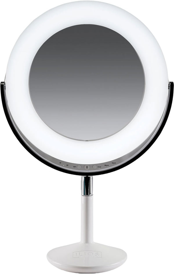 Ilios Beauty Ring 5x/1x Rechargeable LED Makeup Mirror