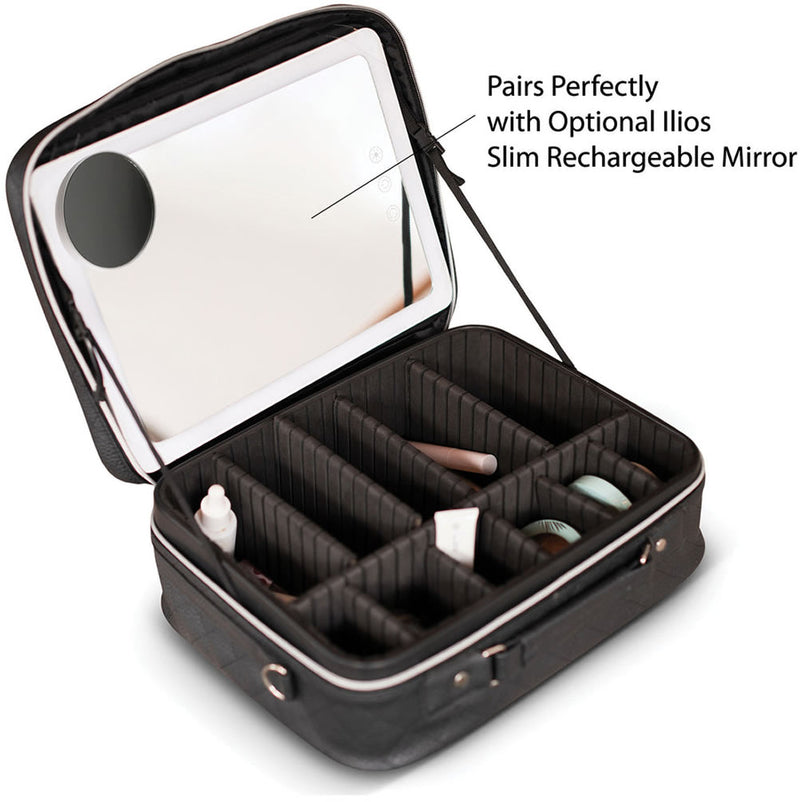 Besides makeup, the Ilios Slim mirror fits nicely into the Deluxs Makeup Case.