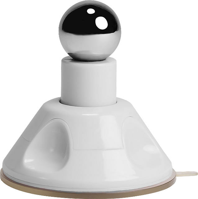 Optional Suction Cup Mount - used with the Ilios Cordless LED Makeup Mirrors - table-top or wall mount.  Easily switch the mirror to and from the main frame.