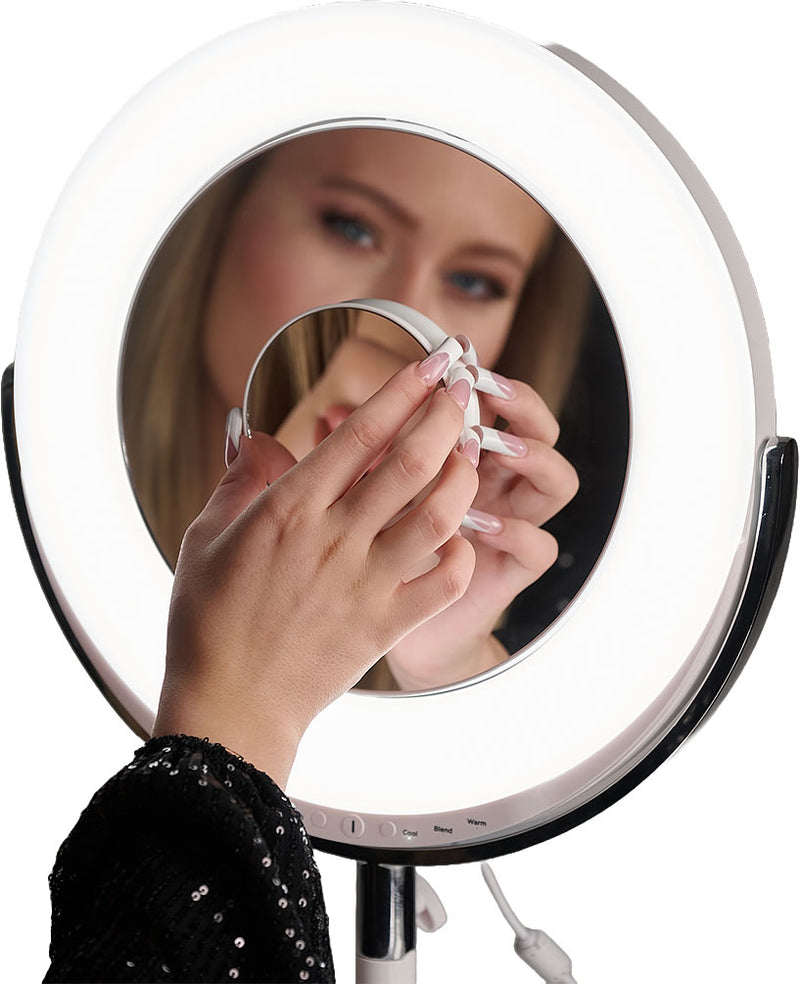 Ilios 10x Magnetic 3.6-Inch Spot Makeup Mirror