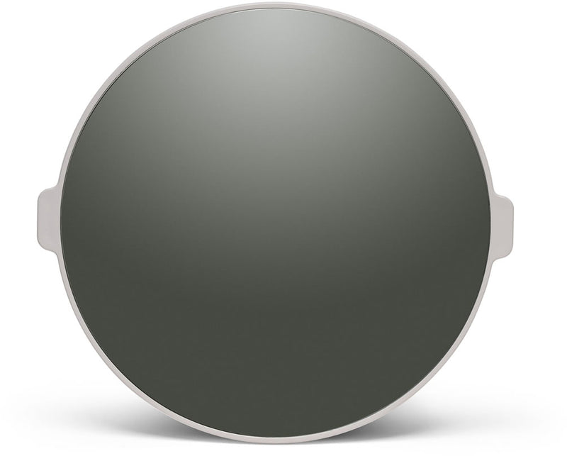 The Ilios 5x Makeup Mirror attaches magnetically to the Ilios Slim mirror.  6" Diameter.