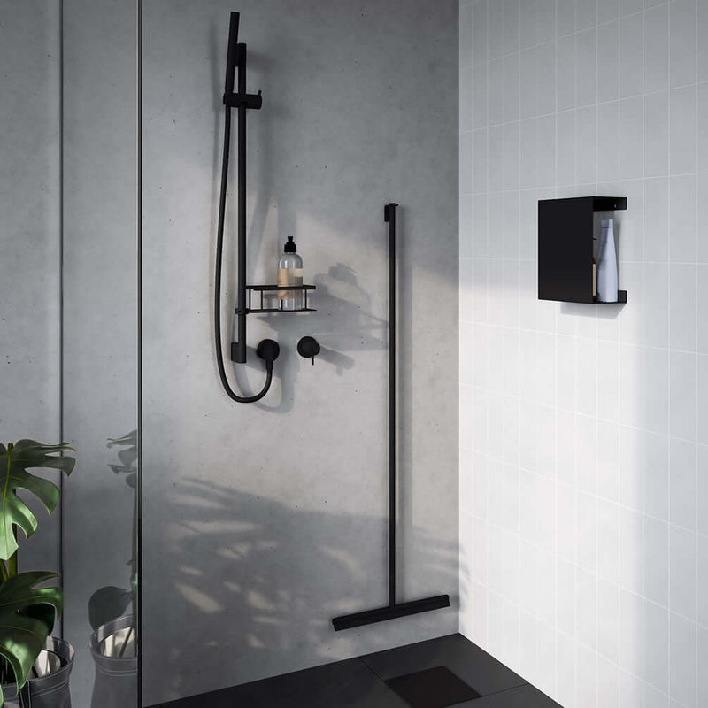 Smedbo Shower Riser Basket, Matte Black