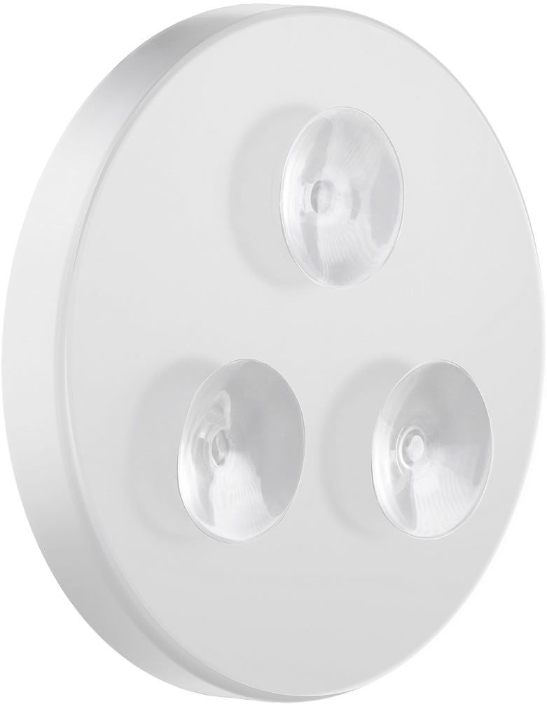 Smedbo 7x Triple LED Suction Cup Mirror Matte White or Matte Black