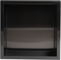 12" x 12" PVD Stainless Steel Niche in Brushed Black by Alfi brand