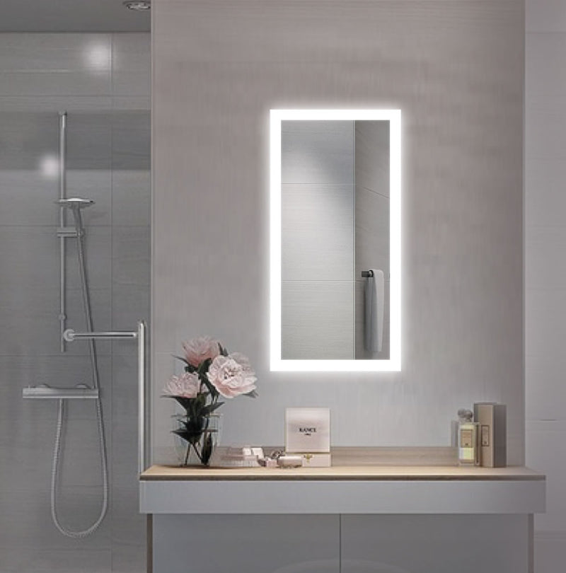 Krugg Bijou Small LED Bathroom Mirror, 2 Sizes