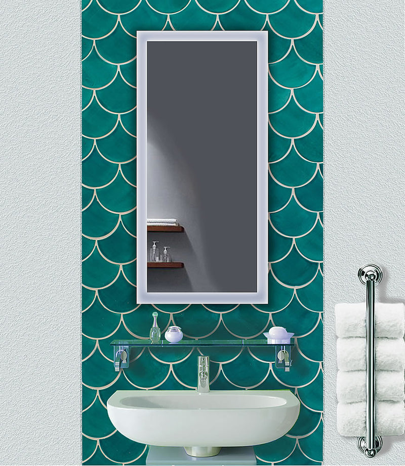 Krugg Bijou Small LED Bathroom Mirror, 2 Sizes