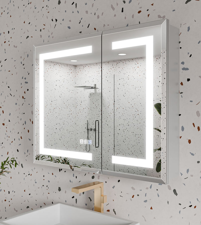 Mirror Luxe 30" Tacoma Full-Featured LED Medicine Cabinet