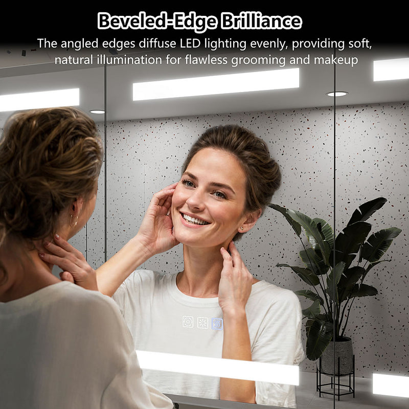 Mirror Luxe 30" Tacoma Full-Featured LED Medicine Cabinet