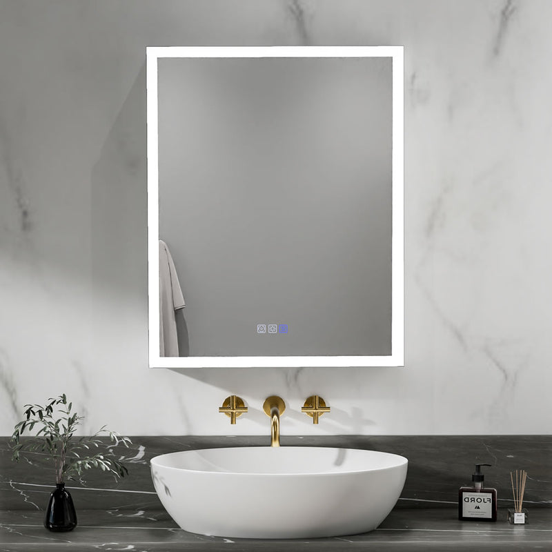 Mirror Luxe 24" Bellingham LED-Framed Medicine Cabinet - Left or Right Hinge