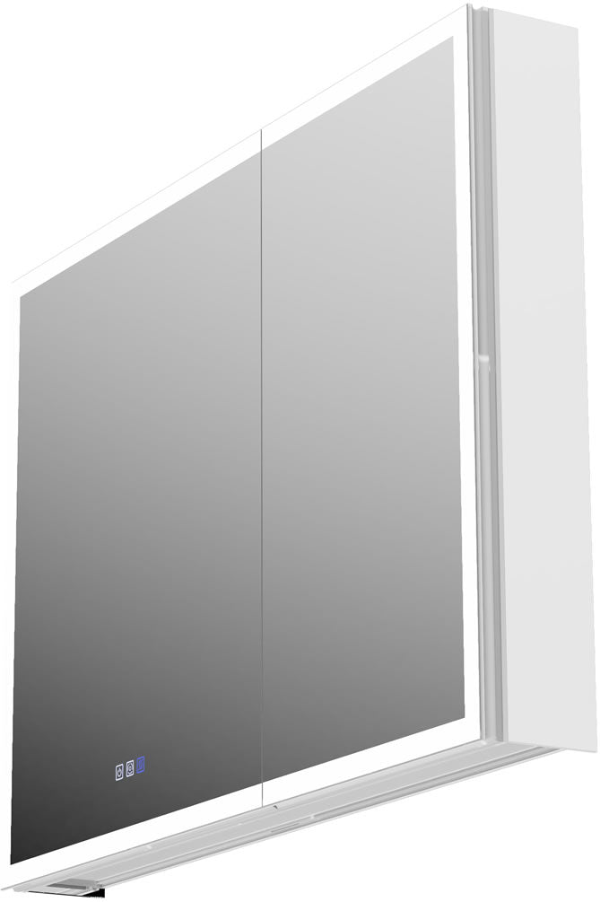Mirror Luxe 40" Bellingham LED-Framed Double Door Medicine Cabinet