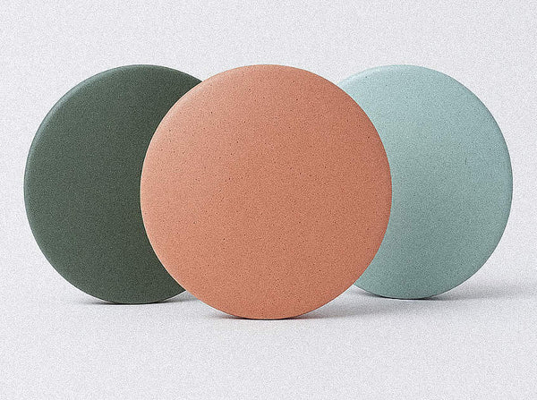 Konkretus Color-Matched Concrete Push-Up Sink Driain Stoppers - 13 Colors