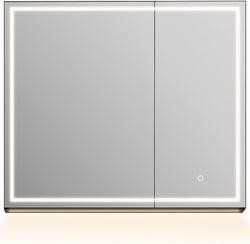 Hesili Multi-Featured LED 2-Door Medicine Cabinet