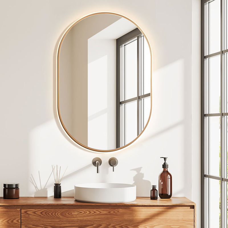 Long press on the touch sensor adjusts dimming from 100% full brightness to 10%, and any point in-between.