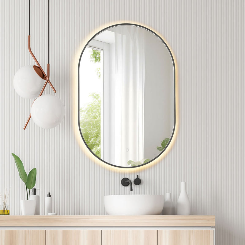 Long press on the touch sensor adjusts dimming from 100% full brightness to 10%, and any point in-between.