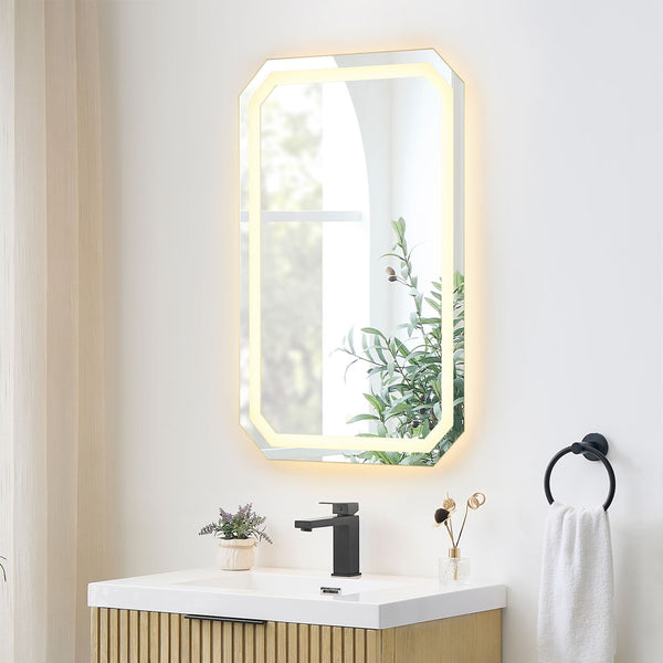 Electric defogger section keeps your mirror fog-free, even after a steamy shower.