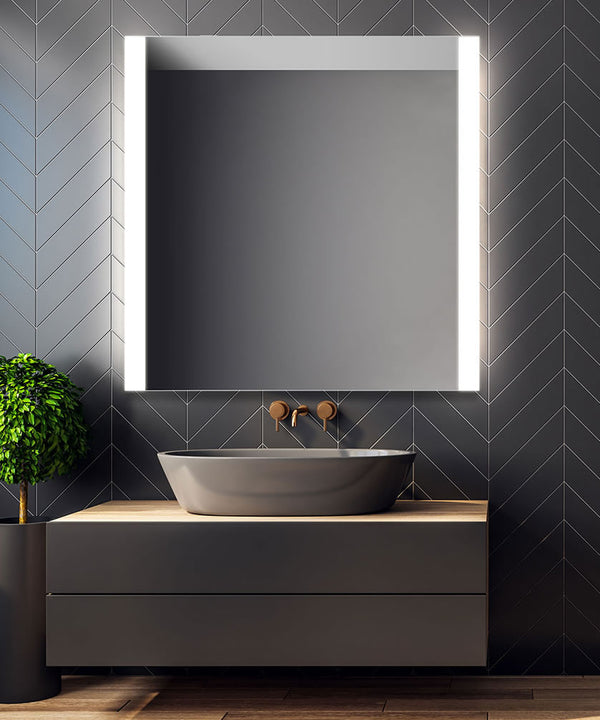 Cordova Harmony LED Vanity Mirror - a Luxurious Alternative to Wall Sconces - 2 Sizes