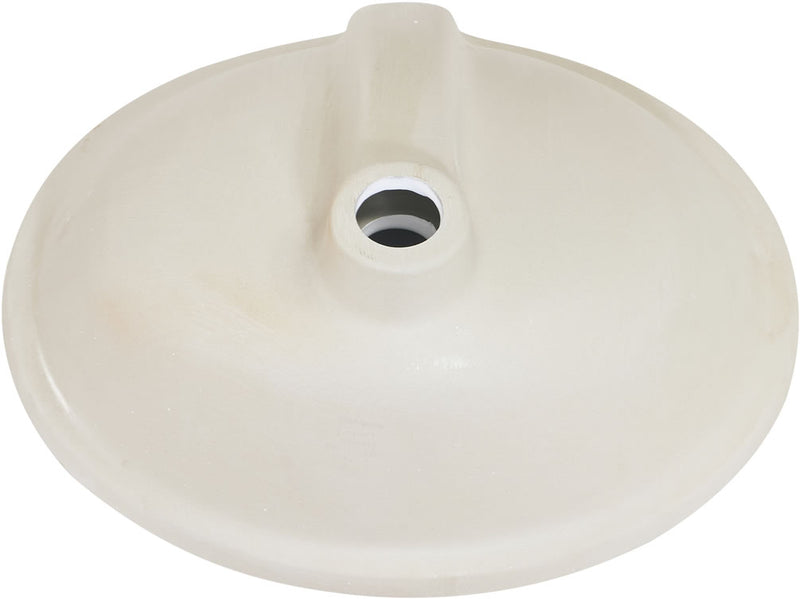 Altair Design Lily 18" x 15" Oval White Finish Ceramic Undermount Sink